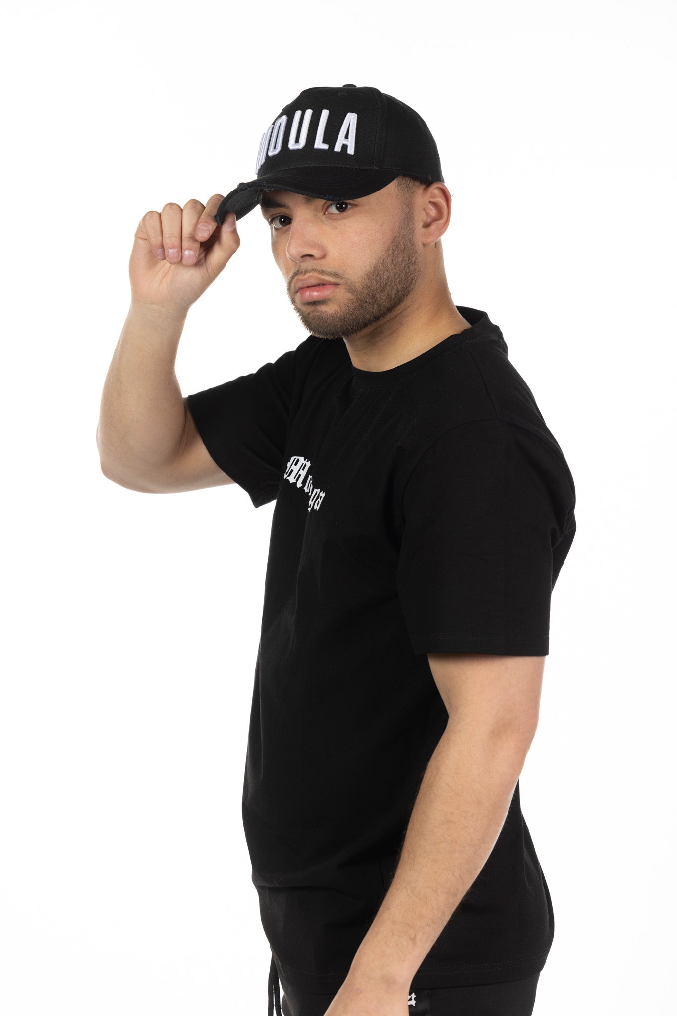 Moula Embroidered Cap Black